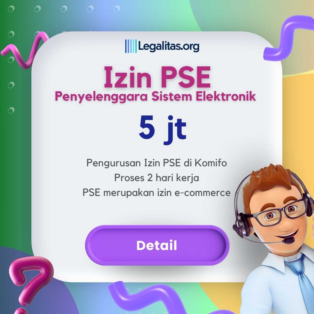 jasa pengurusan izin pse penyelengara sistem elektonik